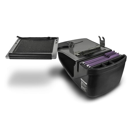 Autoexec Reach Desk Front Seat with Power Inverter and Printer Stand ReachDeskS-02FS-425